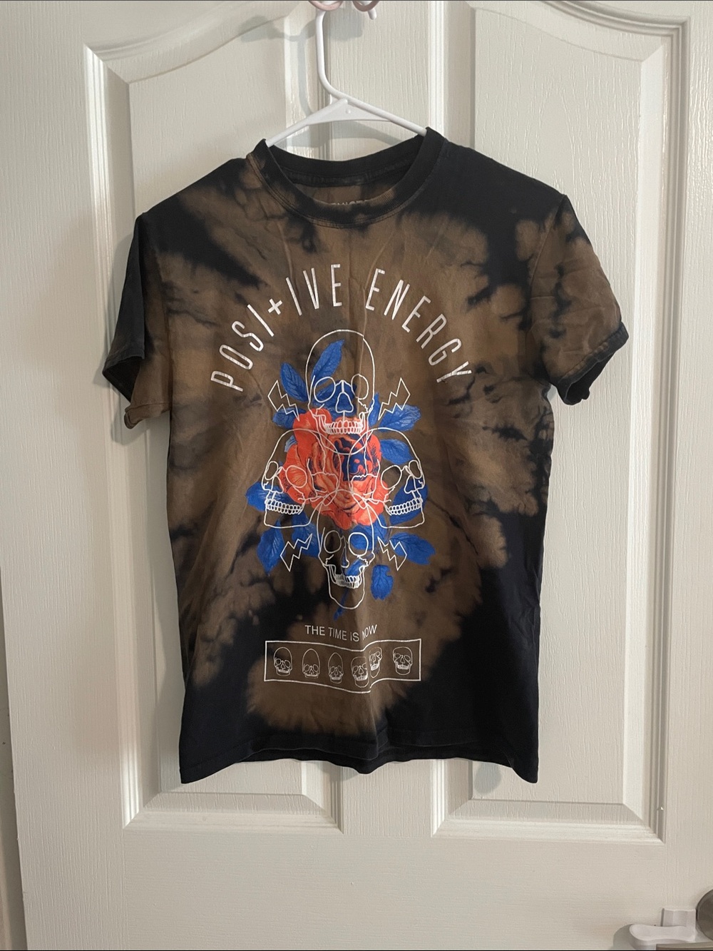 Chemistry Black and Brown Tie-Dye Graphic Tee